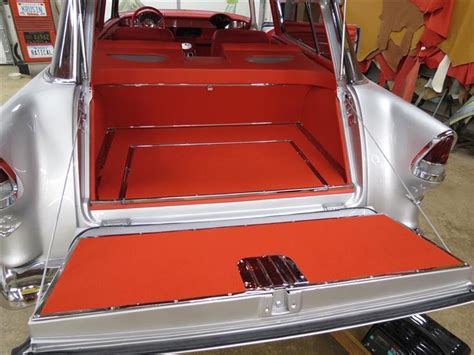 1955 Chevrolet Nomad Wagon Custom Leather Interior | Custom car ...