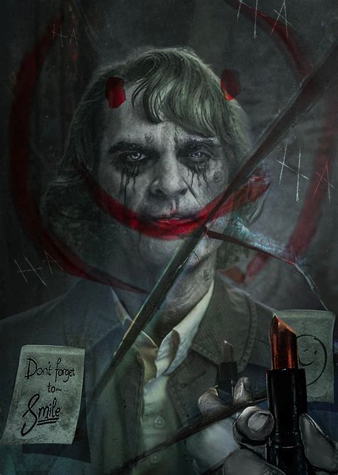 'Don't Forget to :)' - Joaquin Phoenix as The Joker - Fan Art by BossLogic - Joker (2019) Fan ...