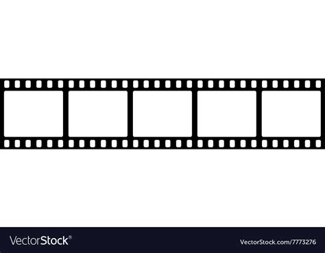 Template film roll Royalty Free Vector Image - VectorStock