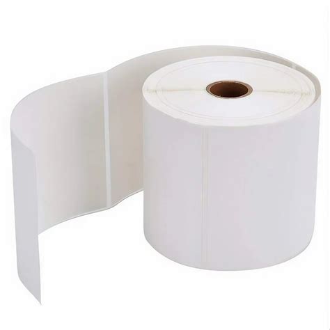 Plain Paper Fasson Barcode Labels, Packaging Type: Roll, White at Rs ...