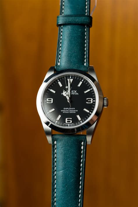 Rolex Explorer 1 on Pueblo Leather Strap | Rolex explorer, Modern watches, Old watches