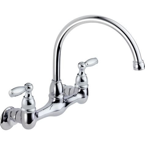 Peerless Faucets Two Handle Wall Mounted Kitchen Faucet & Reviews | Wayfair