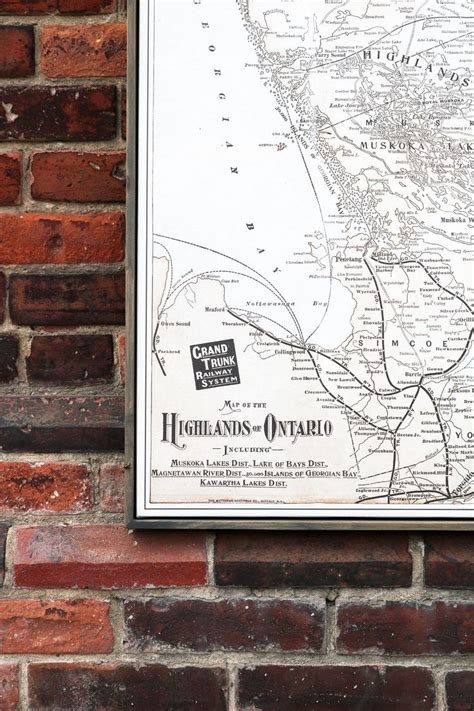 Ontario Highlands - Grand Trunk Railway Map from 1903 – Grand Trunk Trading Company | Kawartha ...