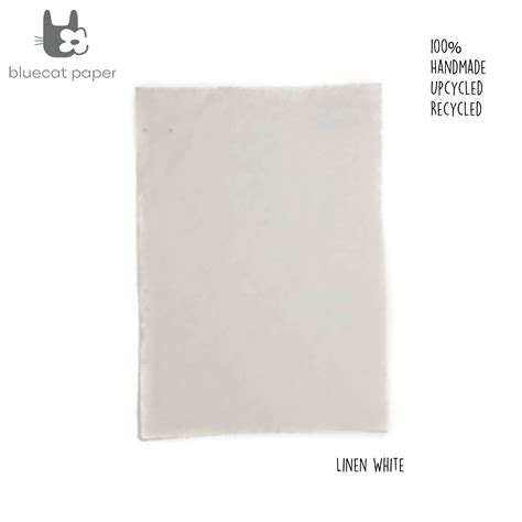 Linen Paper - naturally fine paper - white - pack of 24 - A4