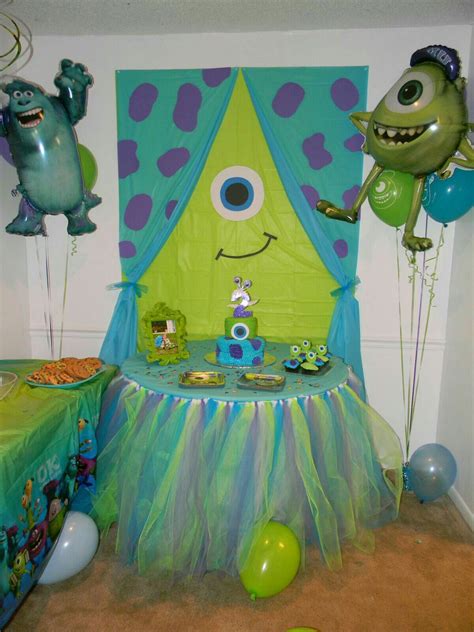 Pin by Julissa on Monster Inc Party Ideas | Monster birthday parties, Monster inc birthday ...