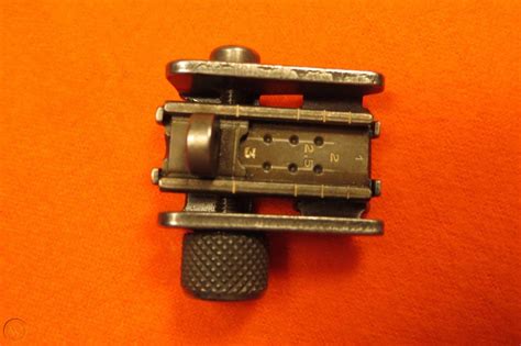 M1 Carbine Parts - Rear Sight - Type-III - Late IR Co. (802) | #1881772685