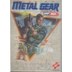 Metal Gear (1987, MSX2, Konami) | Releases | Generation MSX