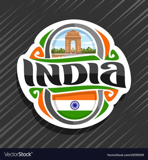 Logo for india Royalty Free Vector Image - VectorStock