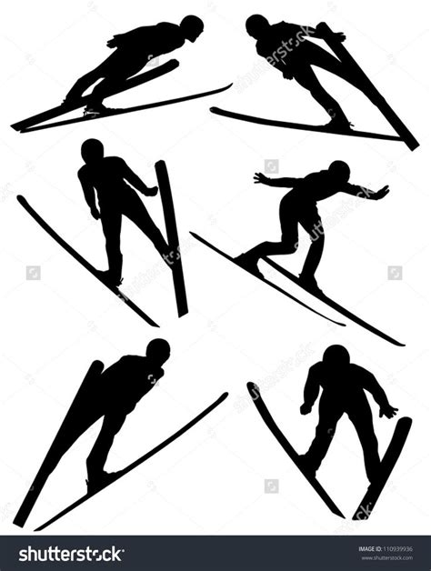 Downhill Skier Silhouette at GetDrawings | Free download