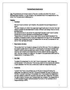 Photosynthesis Investigation. - GCSE Science - Marked by Teachers.com