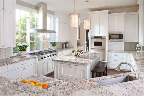 35+ White Granite Kitchen Countertops Ideas | CountertopsNews