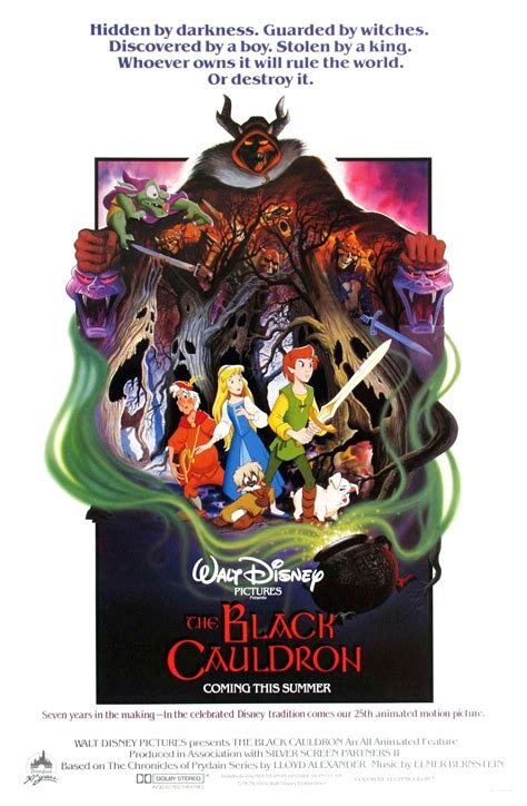 The_Black_Cauldron_movie_poster - Disney in your Day