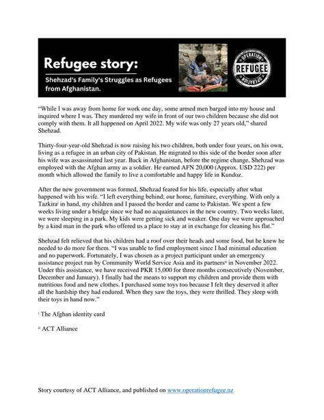 Refugee Stories