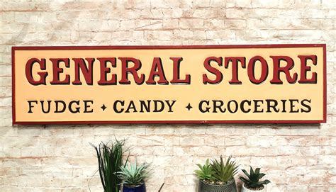 Vintage General Store Sign Hand Painted Unusual Sign Retro - Etsy UK