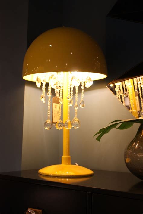 Yellow table lamp for bedroom - Homedit