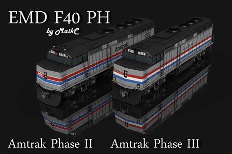 EMD F40PH Amtrak Phase II+III - Transport Fever Community