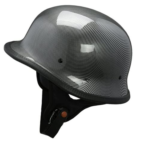 Lunatic German Style Shorty Helmet - DOT Approved - Adult Motorcycle Half Helmet - Walmart.com ...