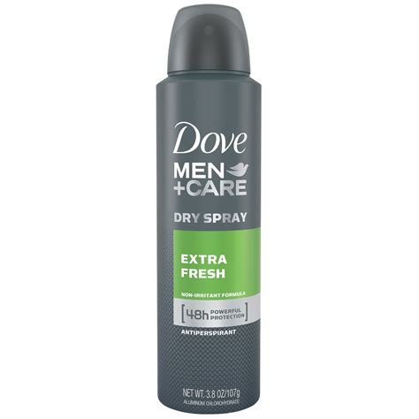 Dove Men+Care Extra Fresh Dry Spray Antiperspirant Deodorant, 3.8 oz ...