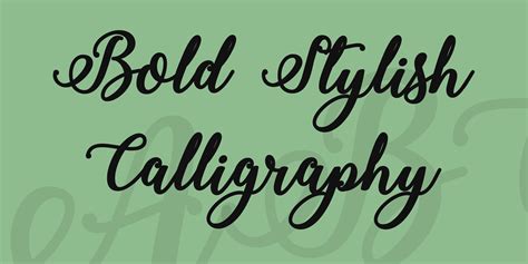 Calligraphy Bold Font Free Download Web This Means Unlimited Access To ...