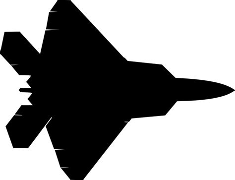 Clipart - Fighter Jet Silhouette 2