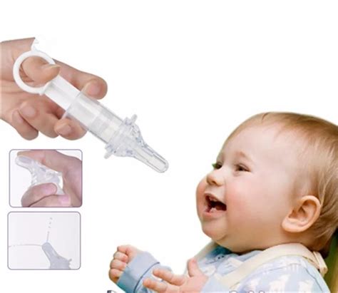 Baby liquid food feeding tools Infant Medication Device Baby drug feeder oral external ...