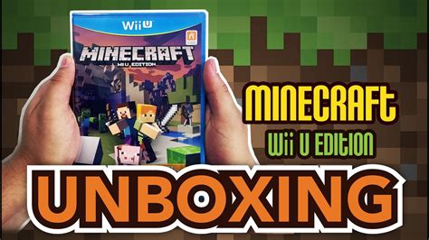 Minecraft Wii U Edition -Includes Super Mario Mash-Up (Wii U) Unboxing!! - YouTube