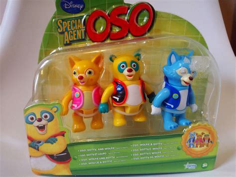 Disney Special Agent OSO Oso, Dotty & Wolfie Special Agents Figure Pack ...