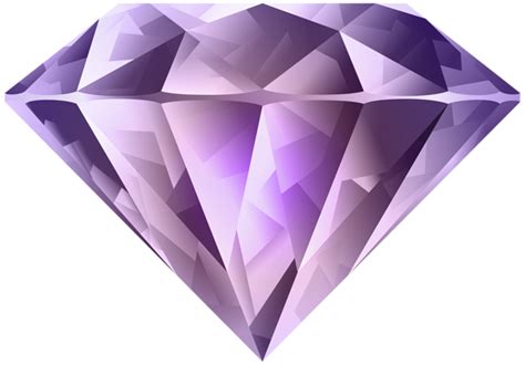 Purple Diamond Transparent PNG Clip Art Image | Gallery Yopriceville - High-Quality Free Images ...