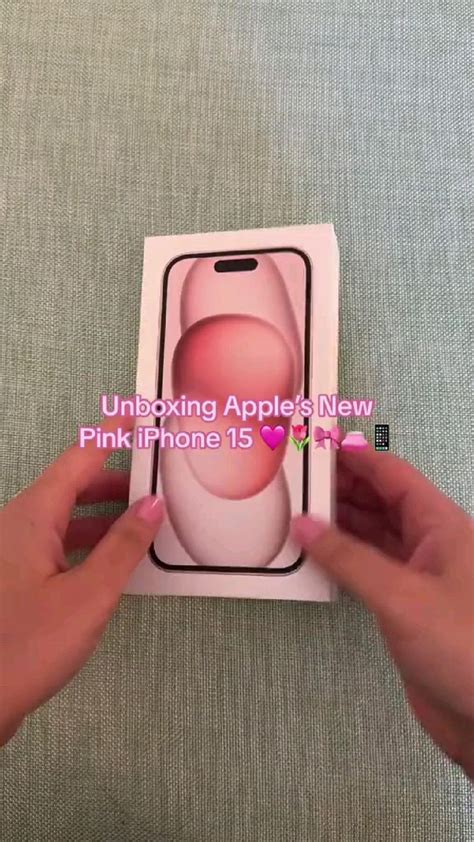 Unboxing Apple's New Pink Iphone 15