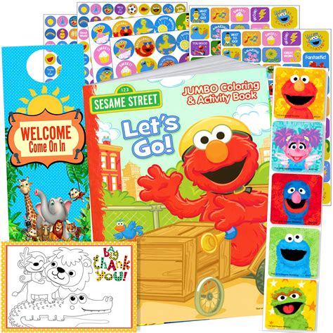 Sesame Street Characters Coloring Pages Elmo