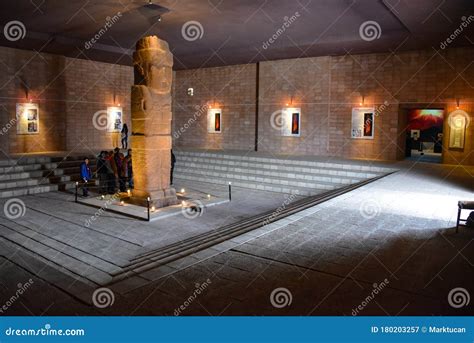 The Bennett Monolith, An Ancient Stone Statue, On Display In The ...