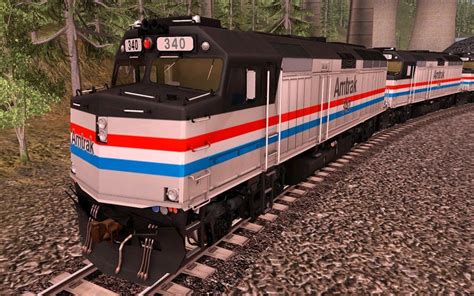 Trainz: Amtrak F40PH 2 Pack (Phase II & III) (2019) promotional art ...