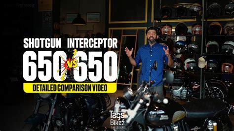 Royal Enfield Shotgun 650 vs Interceptor 650 Detailed Comparison Video in Malayalam | Tags Bikez ...