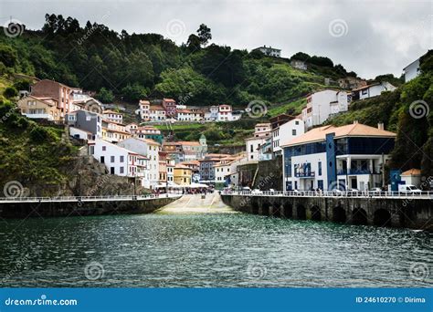 Cudillero Northern Spain stock photo. Image of tourism - 24610270