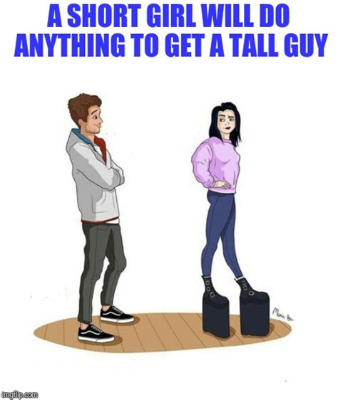 Tall Woman Short Man Meme Template