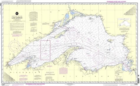 lake superior depth chart in feet - Keski