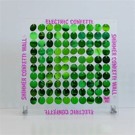 Green Shimmer Wall Colour Range - Electric Confetti Knowledge Base