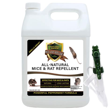 Mice & Rat Repellent -- GALLON (128oz) – Natural Armor