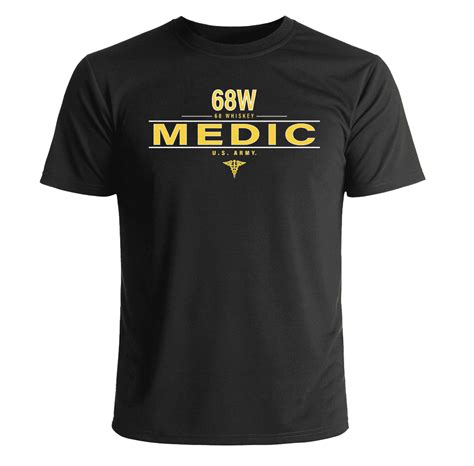 U.S. Army MOS 68W Medic T-Shirt - US Army Medical MOS T Shirts - PriorService.com