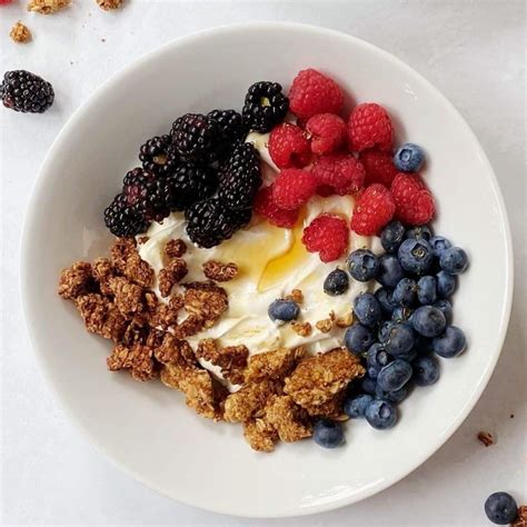 Greek Yogurt with Granola and Fruit - My Casual Pantry