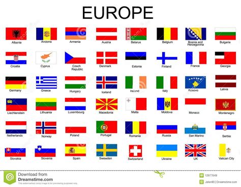 European Country Flags