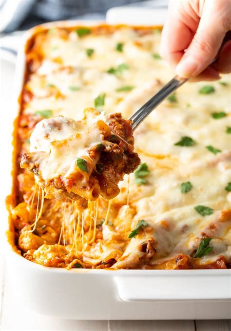 Baked Ziti Recipe With Ricotta No Meat | Deporecipe.co