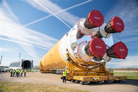 First NASA Artemis Rocket Core Stage Loaded on Pegasus Barge | NASA