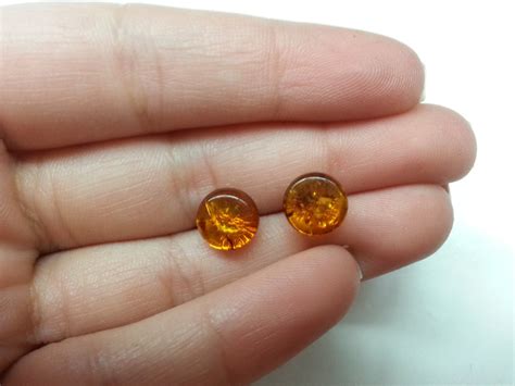 Amber Stud Earrings amber earrings natural amber natural