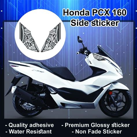 Pcx 160 Accessories / Side sticker for Honda Pcx 160 / Decals for Honda ...