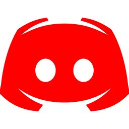 Red discord 2 icon - Free red site logo icons