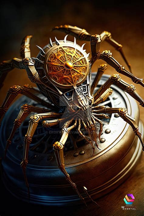 Mechanical Spider Invasion by ekortal on DeviantArt