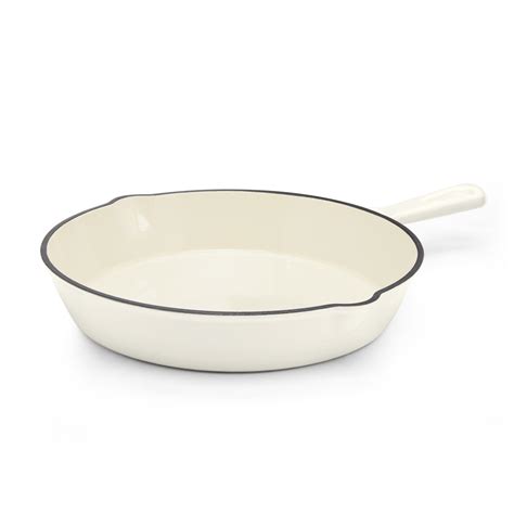 Kitchen & Table by H-E-B Enameled Cast Iron Skillet - Cloud White ...