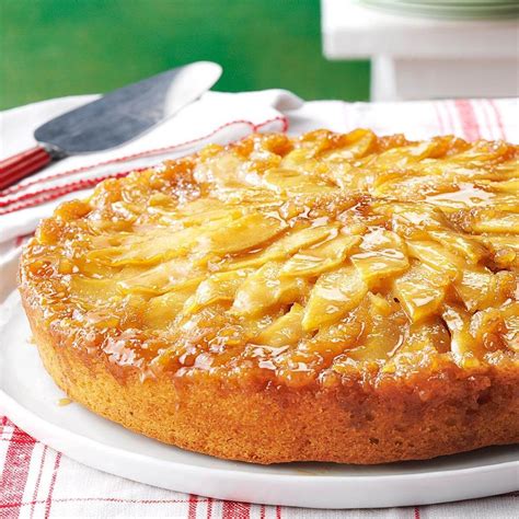 Gingered Apple Upside-Down Cake Recipe | Taste of Home