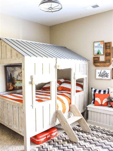 Incredible Rustic Cabin Toddler Bed — Homebnc